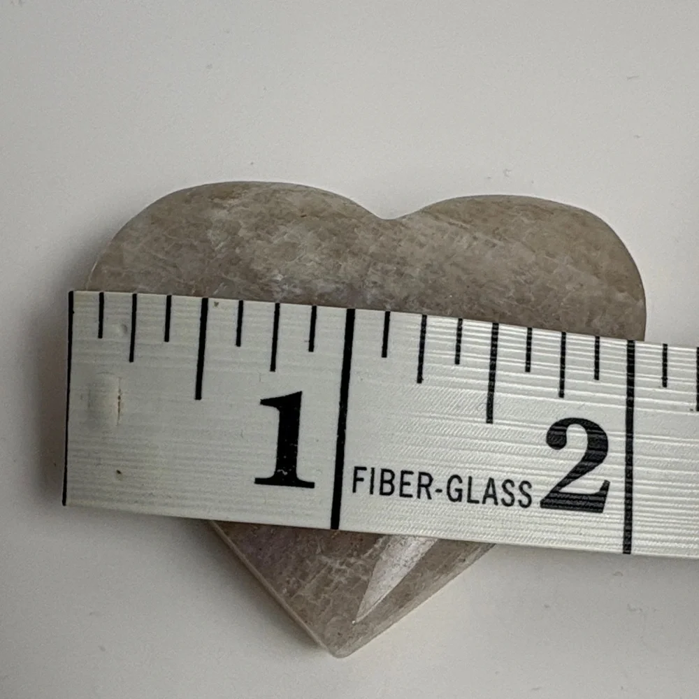 Iridescent Moonstone Heart-Shaped Stone - Picture 3 of 11